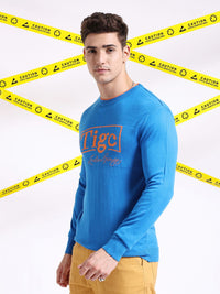 The Indian Garage Co Typography Printed Pullover Acrylic Sweater