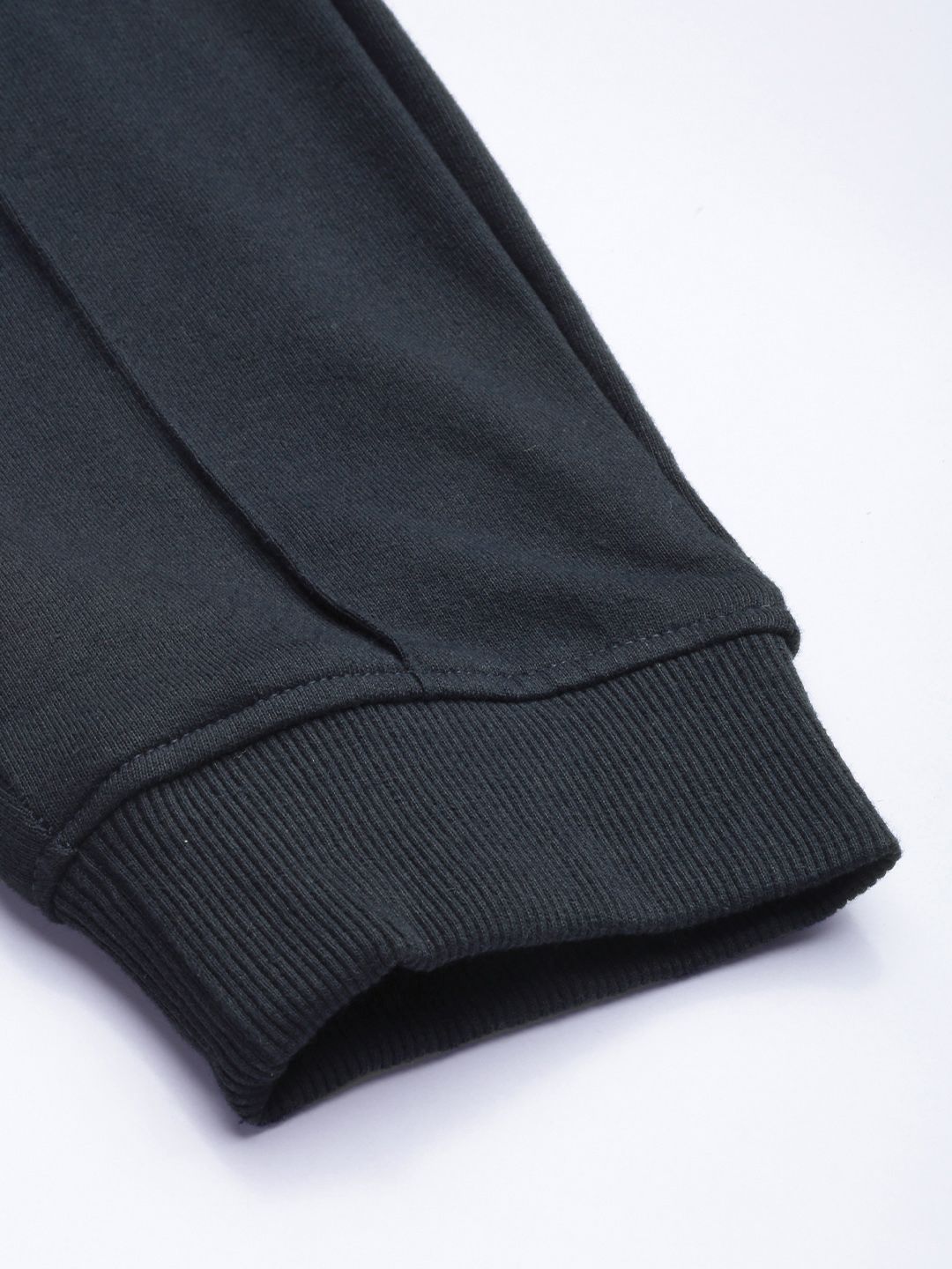 The Indian Garage Co Men Navy Blue Solid Straight Fit Joggers