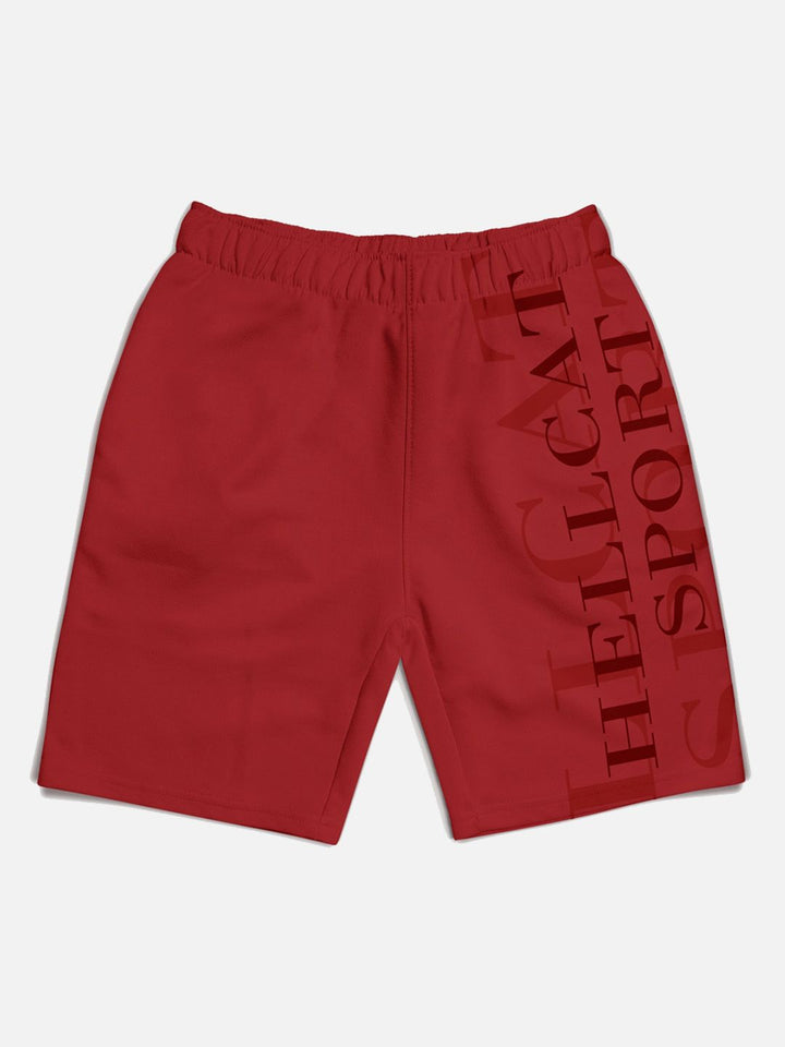 HELLCAT Boys Pack of 5 Typography Printed Shorts