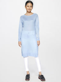 Global Desi Blue Viscose Rayon Tunic