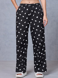 Bewakoof Women All Over Printed Wide Leg Pyjamas