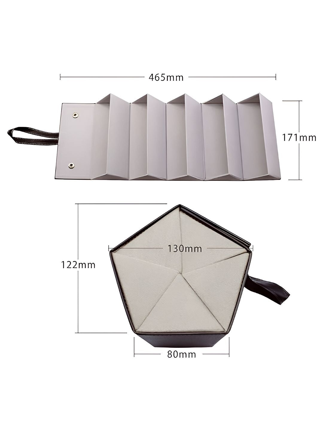 Cortina Black Water Resistant 4 pockets Sunglass Organiser