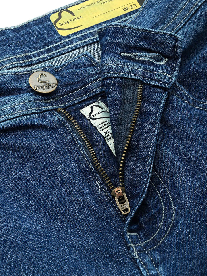 Being Human Men Slim Fit Light Fade Stretchable Jeans