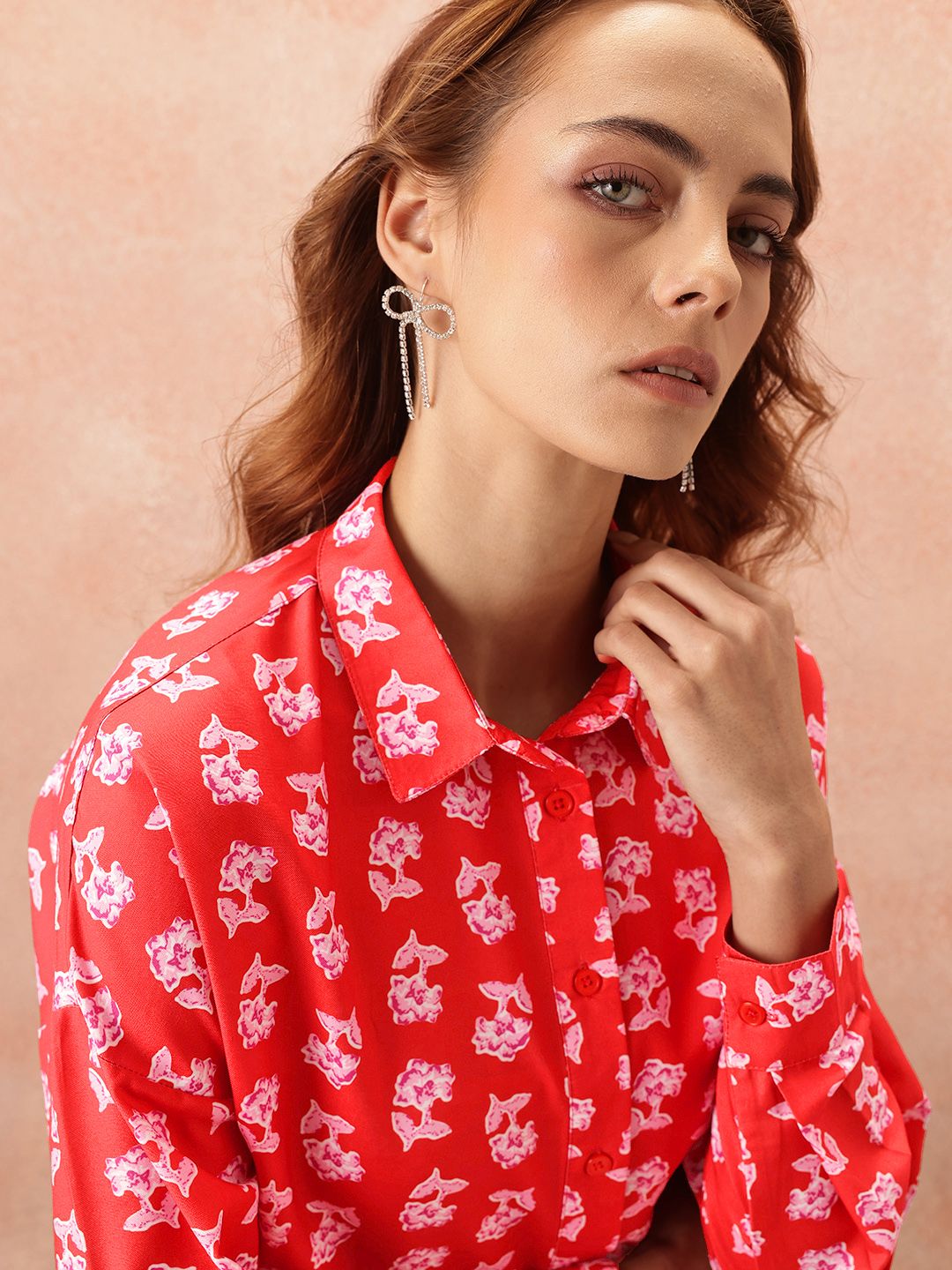all about you Floral Printed Casual Shirt