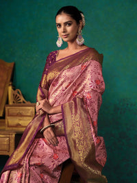 KALINI Ethnic Motifs Woven Design Zari Paithani Saree