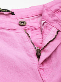 DressBerry Women Straight Fit Stretchable Cargo Jeans