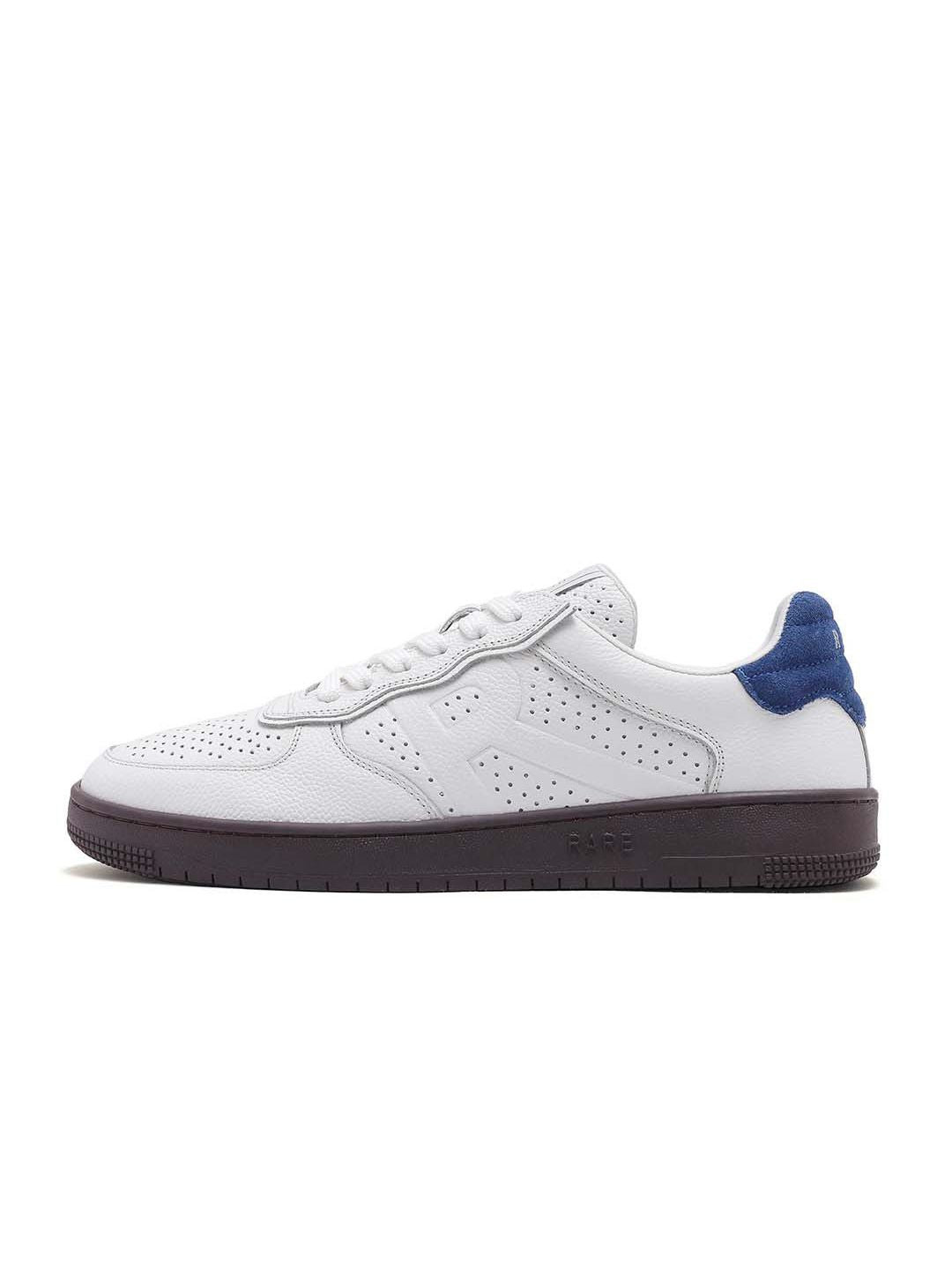 RARE RABBIT Men Perforations Round Toe Leather Sneakers