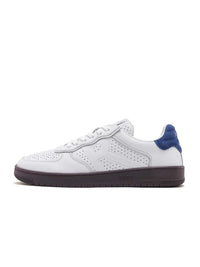 RARE RABBIT Men Perforations Round Toe Leather Sneakers