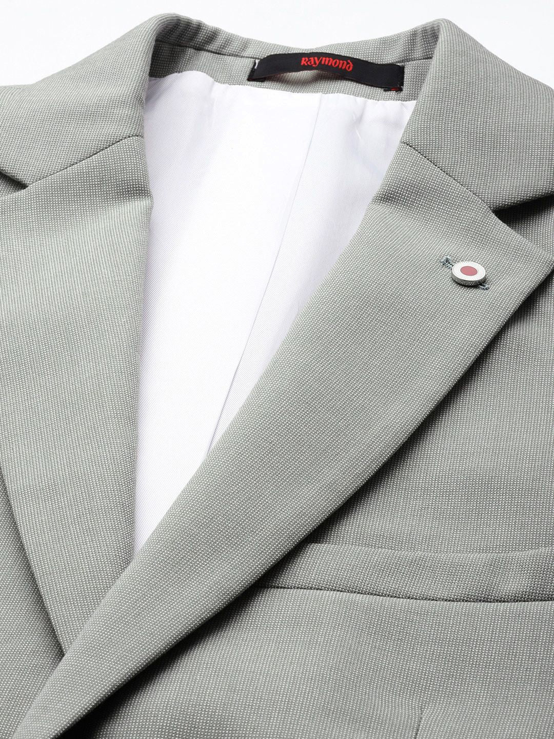Raymond Self Design Single Breasted 2-Piece Formal Suit