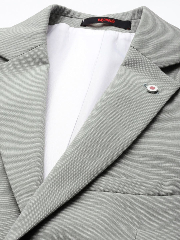 Raymond Self Design Single Breasted 2-Piece Formal Suit