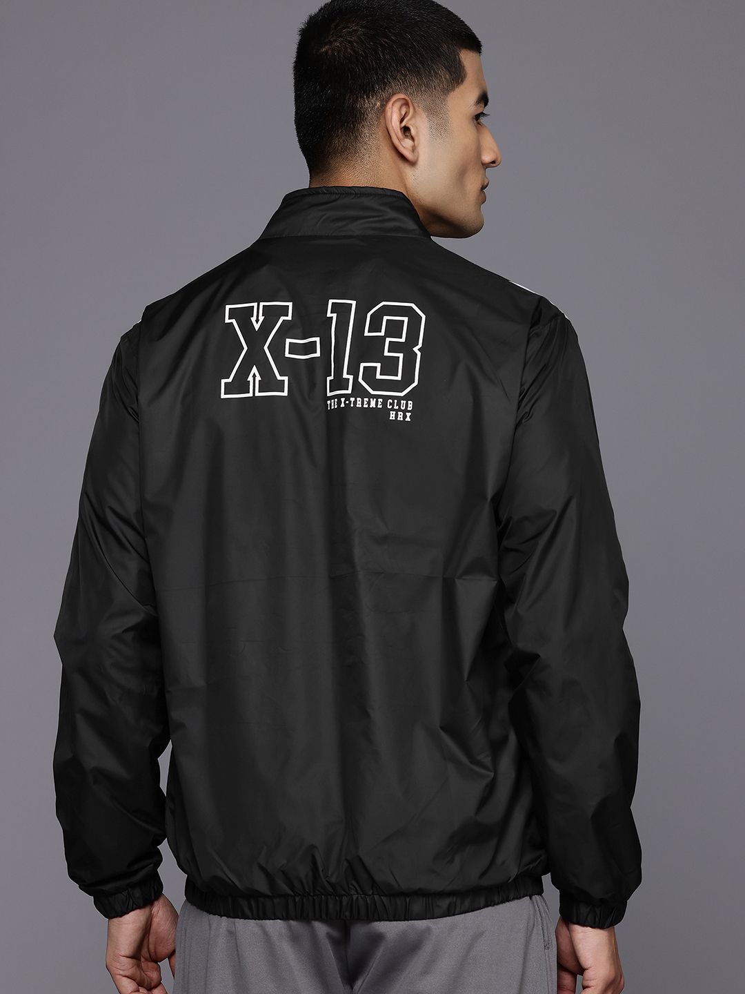 HRX by Hrithik Roshan Printed Detail Lifestyle Tailored Jacket