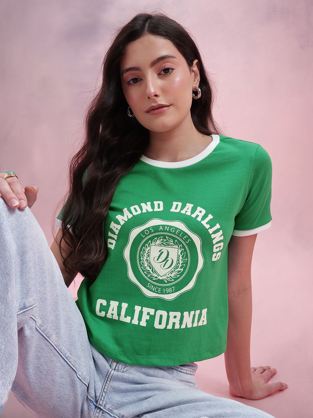 DressBerry Varsity Printed T-shirt