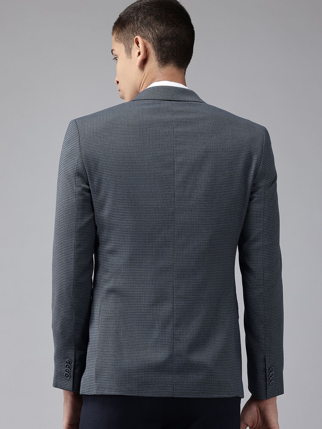 Park Avenue Super Slim Fit Single-Breasted Blazer