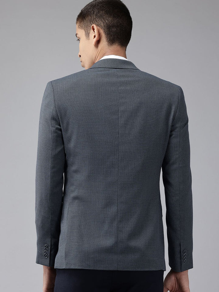 Park Avenue Super Slim Fit Single-Breasted Blazer