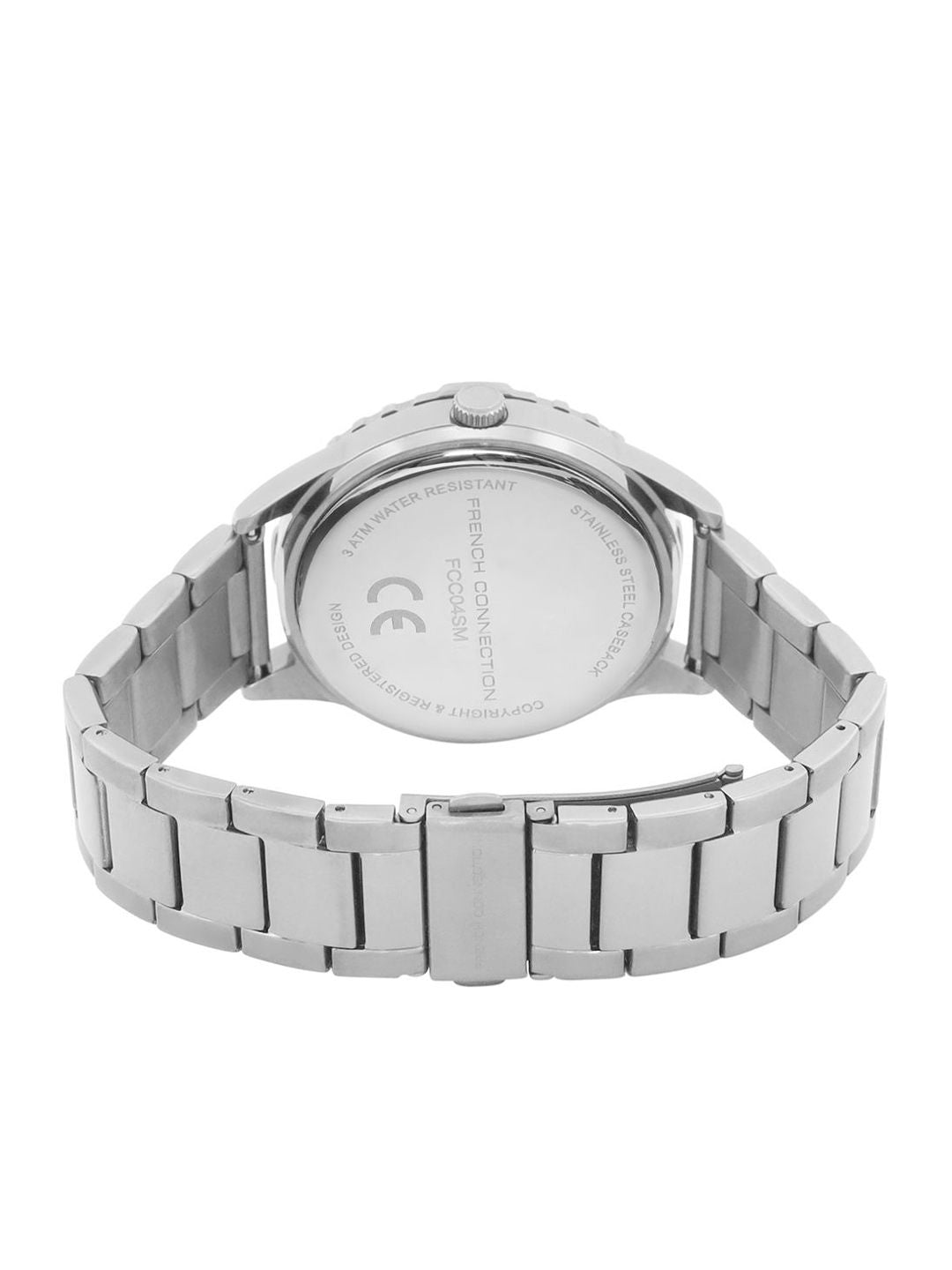 Lelaki Sambungan Perancis Dial & Tali Keluli Tahan Karat Watch FCC04SM