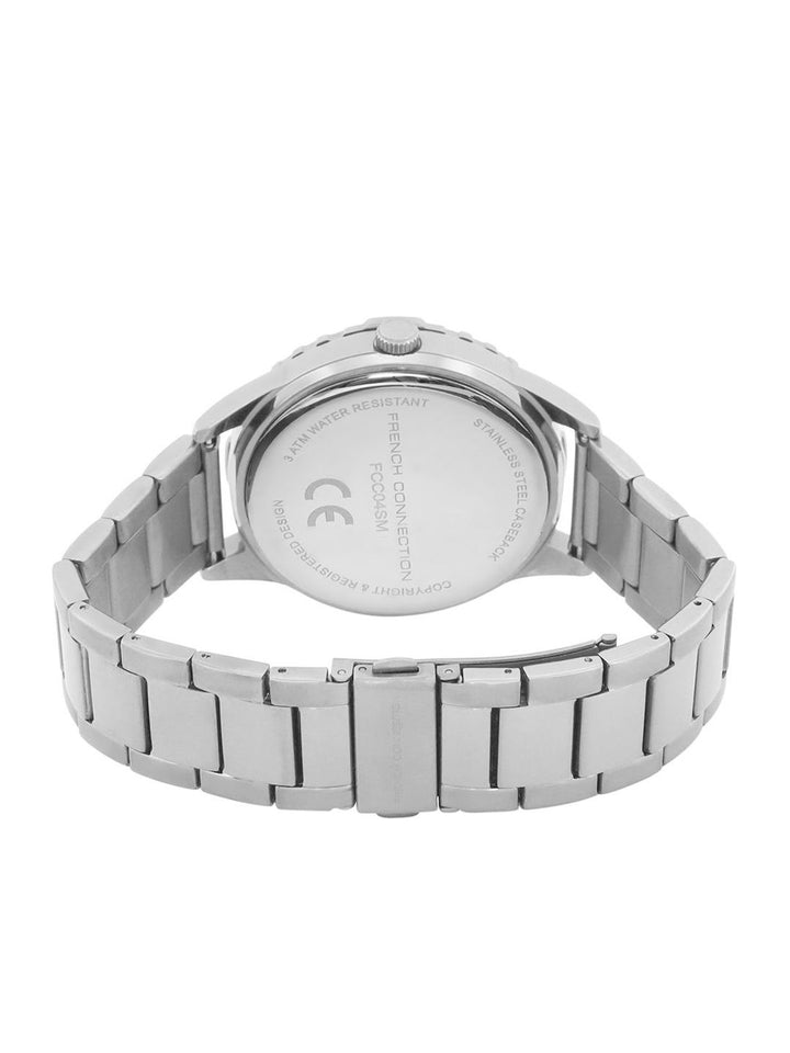 Lelaki Sambungan Perancis Dial & Tali Keluli Tahan Karat Watch FCC04SM