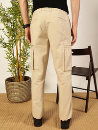 Thomas Scott Men Smart Cricket Club Collection Easy Wash Cargo Trousers