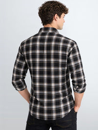 ADRO Men Standard Tartan Checks Checked Casual Shirt