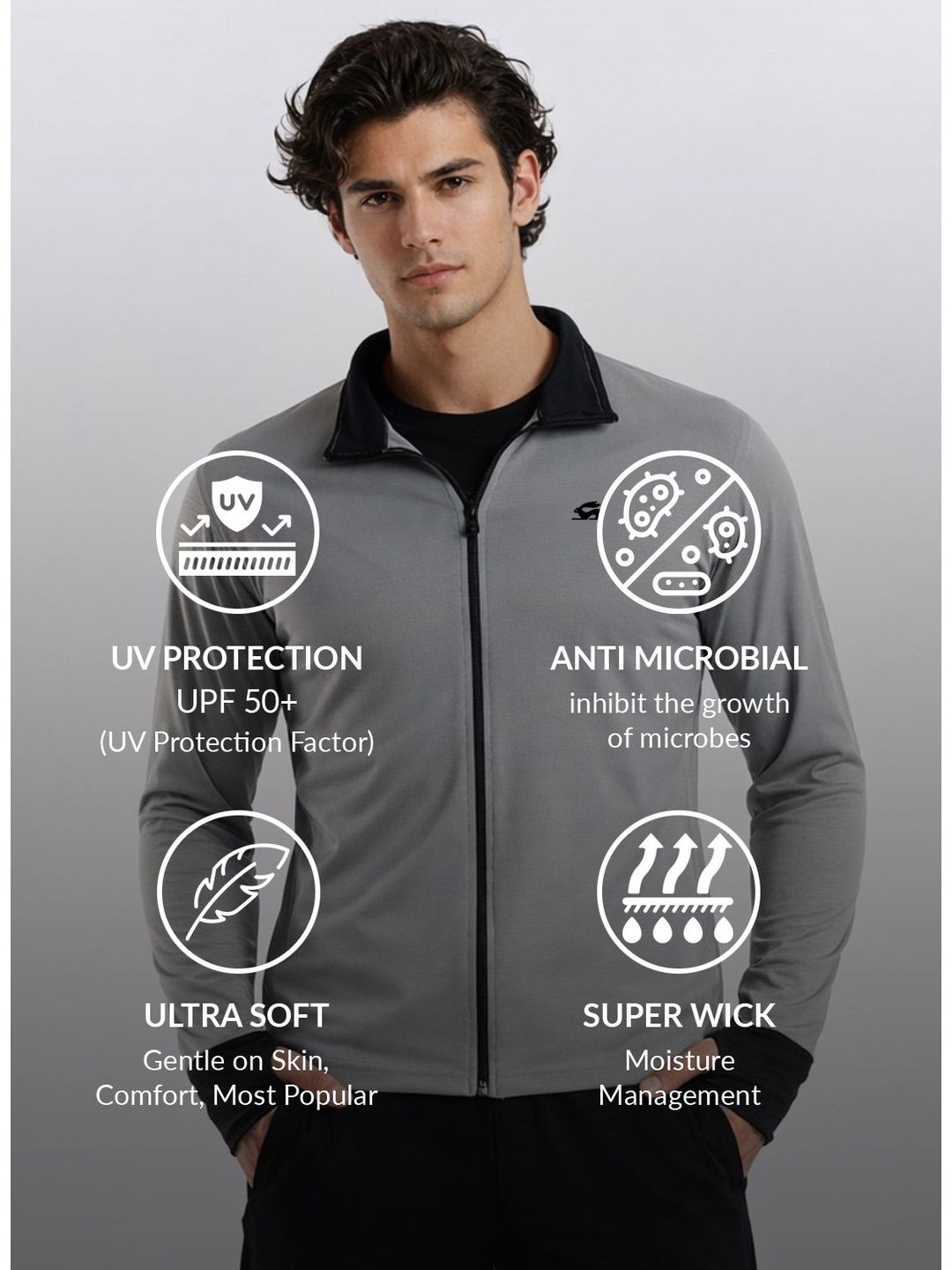 ADRO Men Lightweight Sporty Jacket