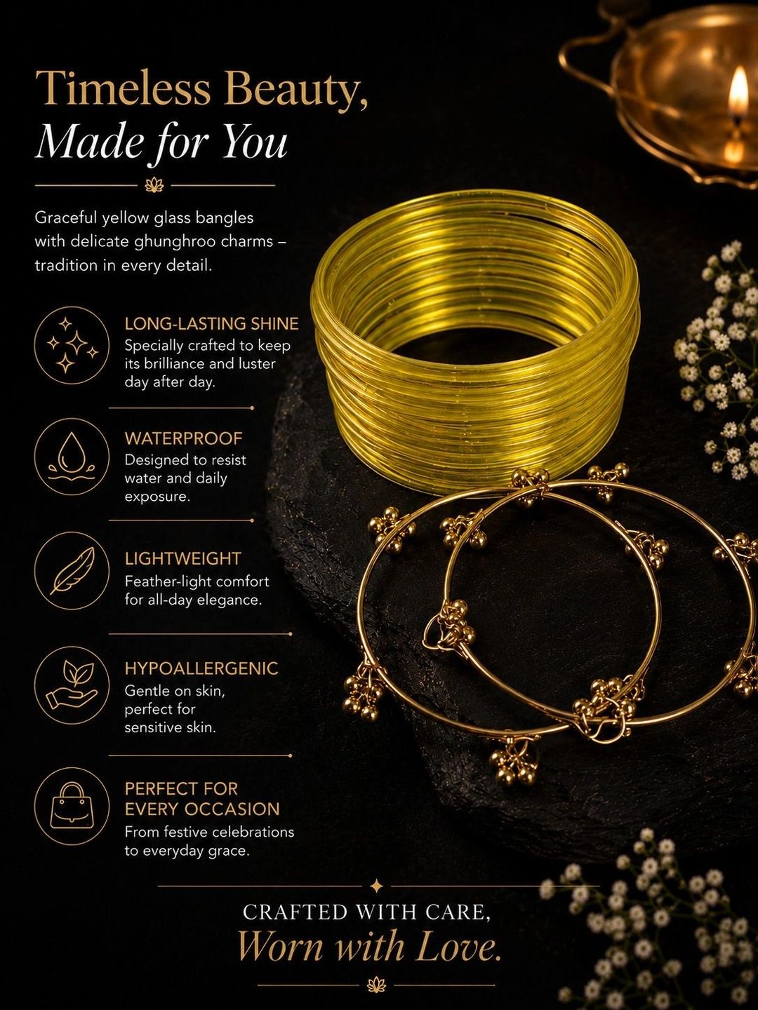 PANASH Gold-Plated Bangle