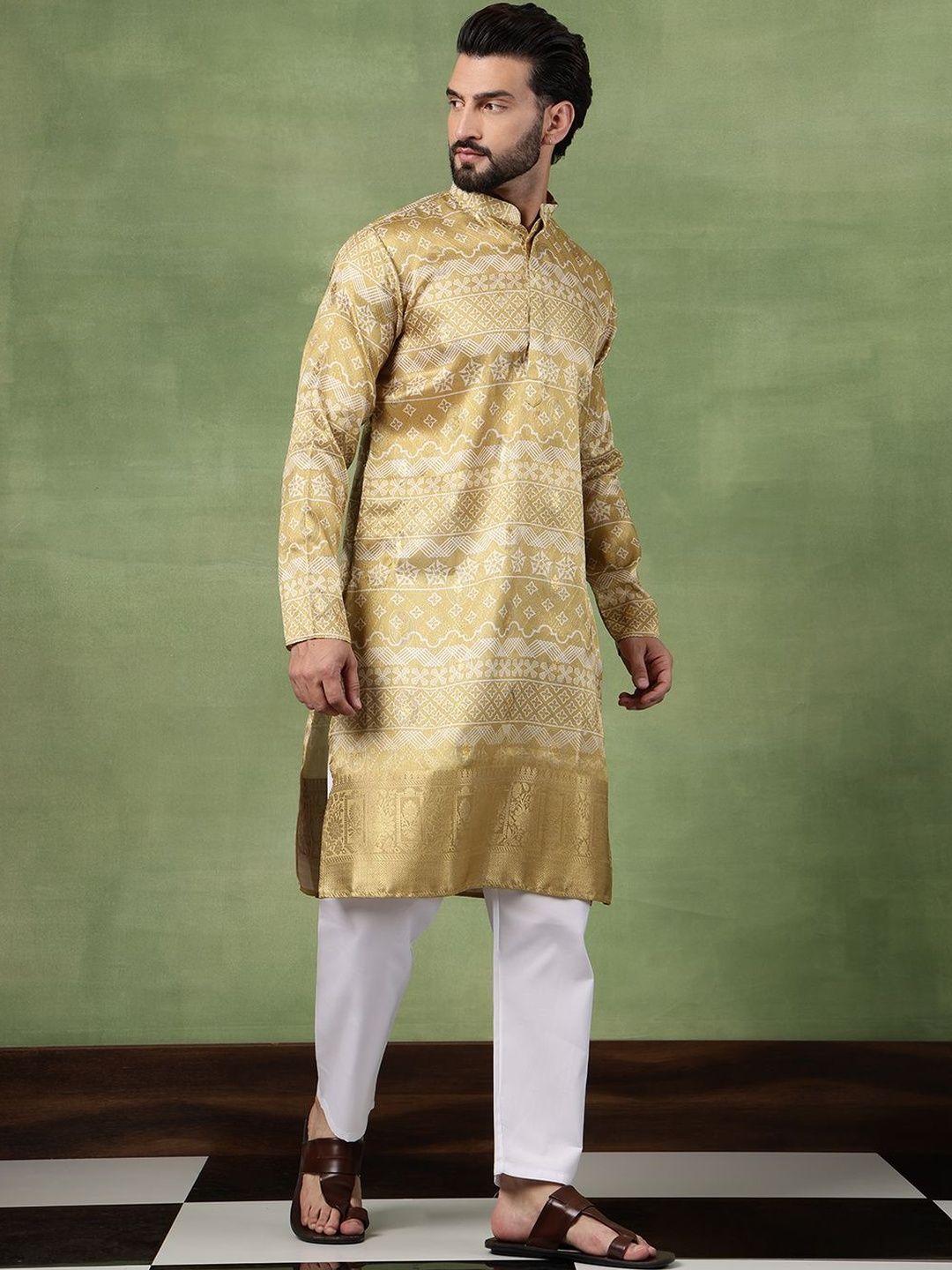 SOJANYA Men Printed Kurta