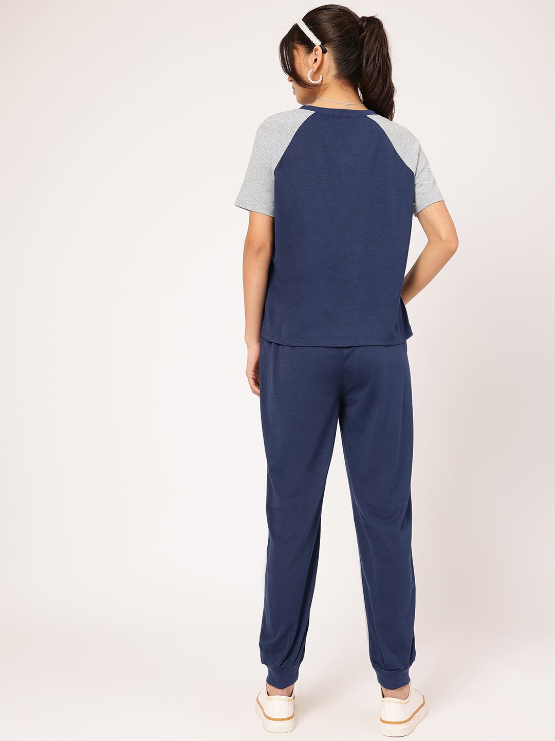 DressBerry Vibe Shift Colorblock Raglan Ease Co-Ord Set