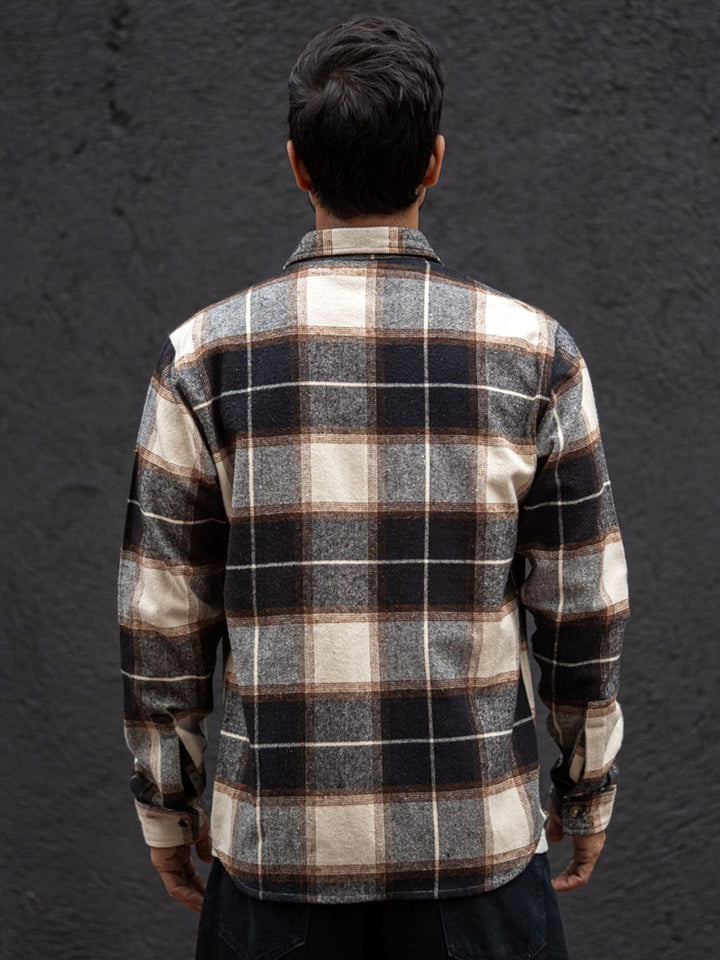 Powerlook Men Tartan Checks Opaque Checked Casual Shirt