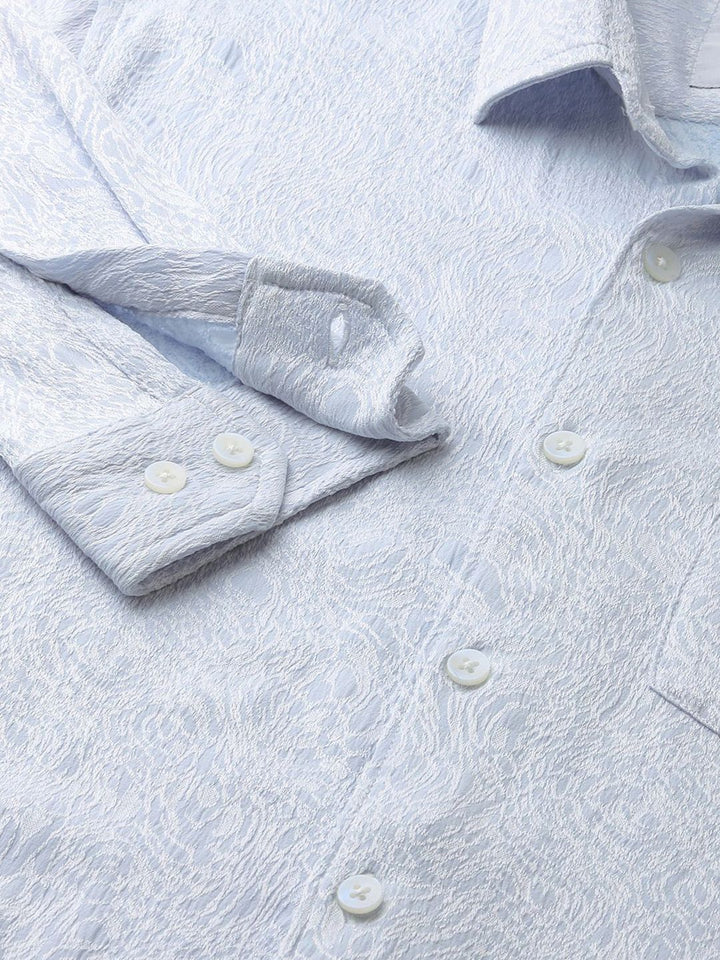 VASTRADO Men Classic Slim Fit Opaque Casual Shirt