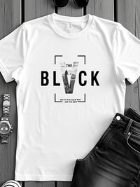 ADRO Typography Printed Short Sleeves Cotton Regular Fit T-shirt
