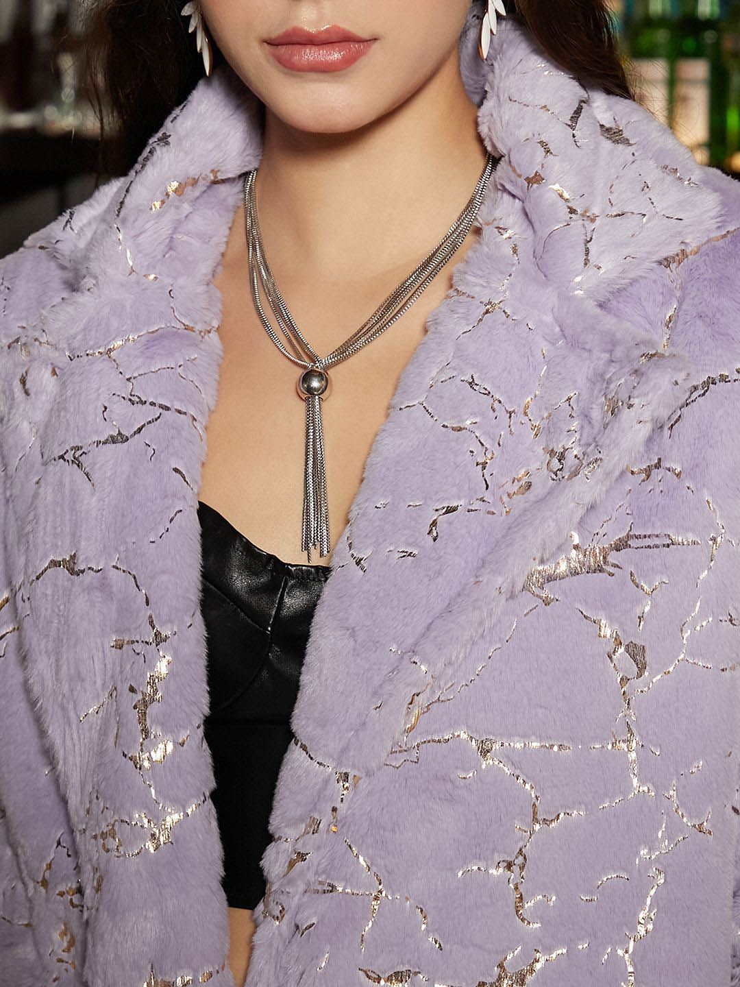 Kampus Sutra Wanita Single-Breasted Overcoat