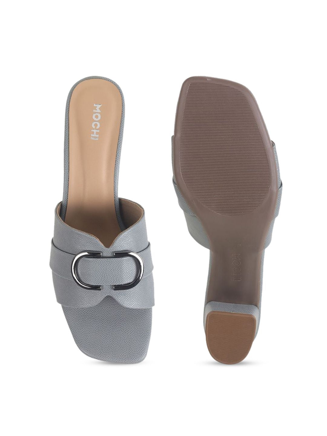 Mochi Embellished Block Pumps with Bows