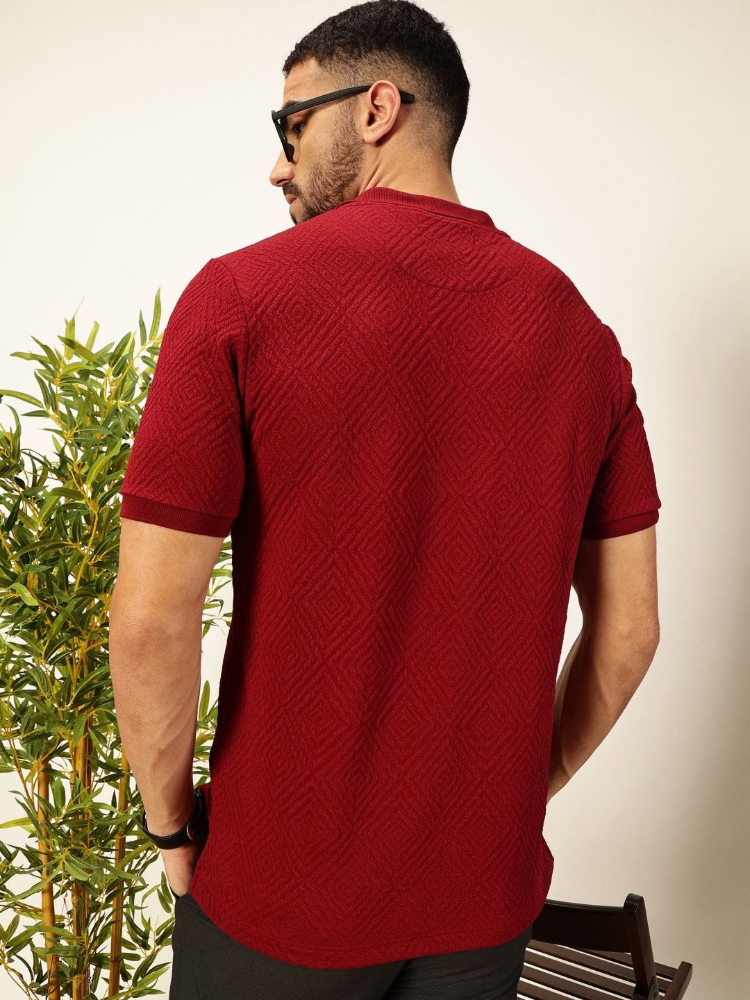 Thomas Scott Men Anti Odour Solid Polo Collar T-Shirt