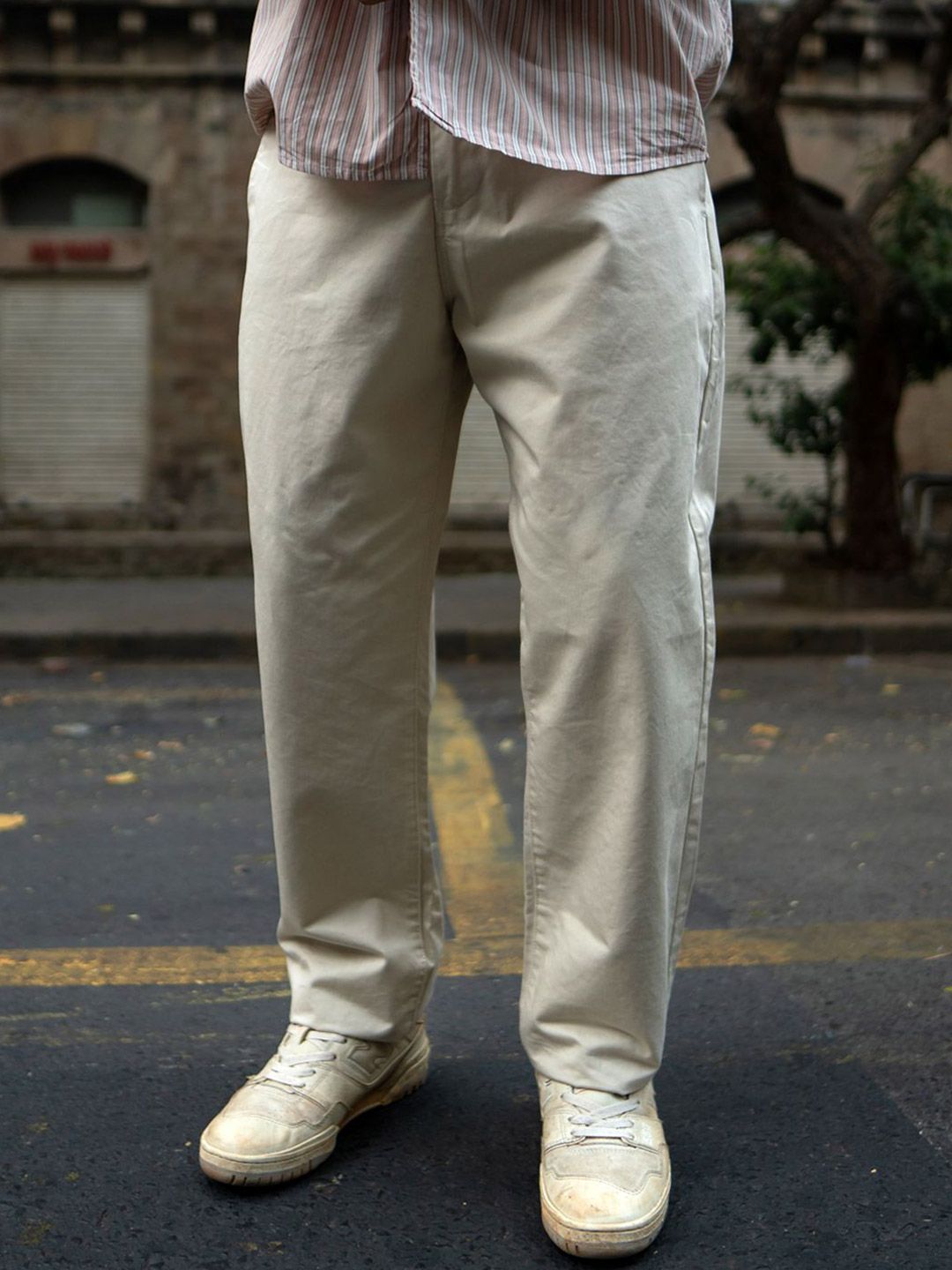 Powerlook Men Regular Fit Cotton Chinos Pants