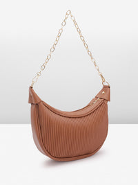 DressBerry Quilted Structured Shoulder Bag