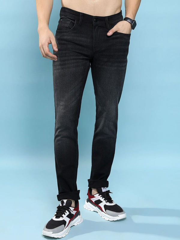 HIGHLANDER Men Tapered Fit Light Fade Stretchable Jeans