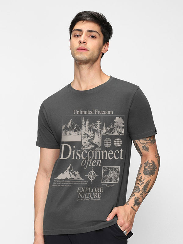 Bewakoof Cotton Graphic Pure T-Shirt T-Shirt