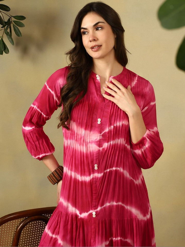 Mamicha Tie and Dye Dyed Maxi Dress
