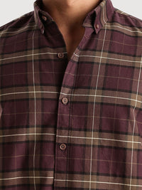 ADRO Standard Tartan Checks Baju Kasual Berpetak