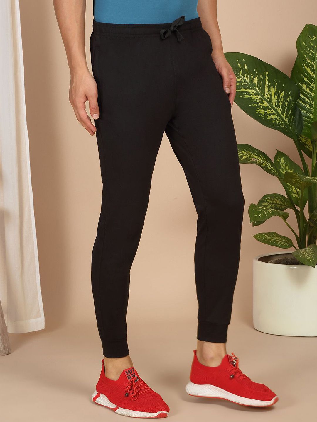 Sweet Dreams Men Cotton Mid-Rise Regular Fit Joggers