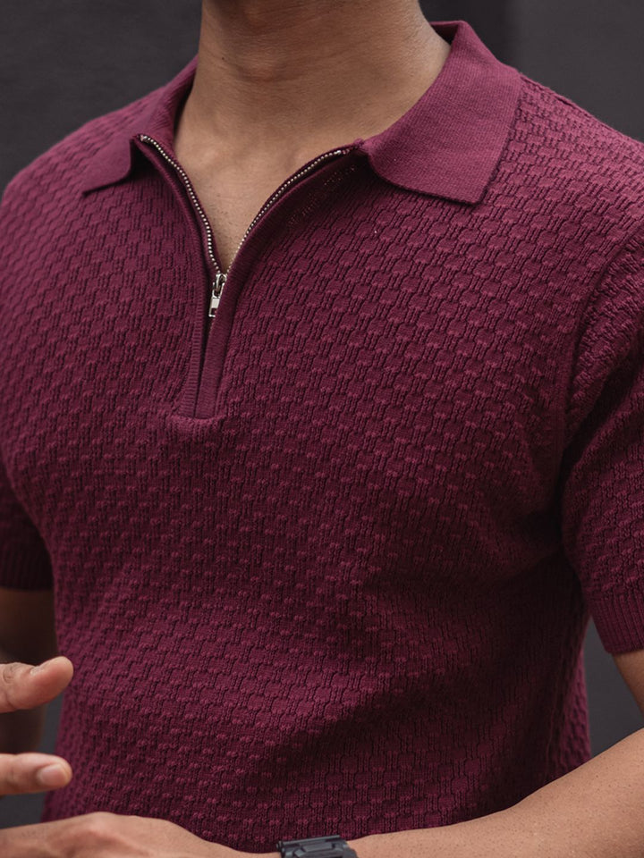Powerlook Men Polo Collar T-shirt