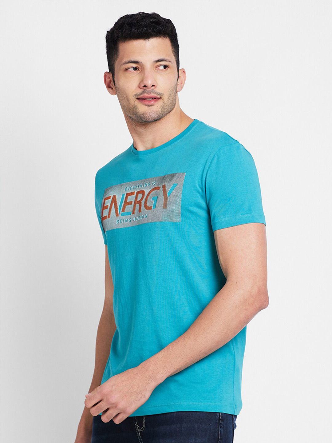 Being Human Typography Printed Casual T-shirt