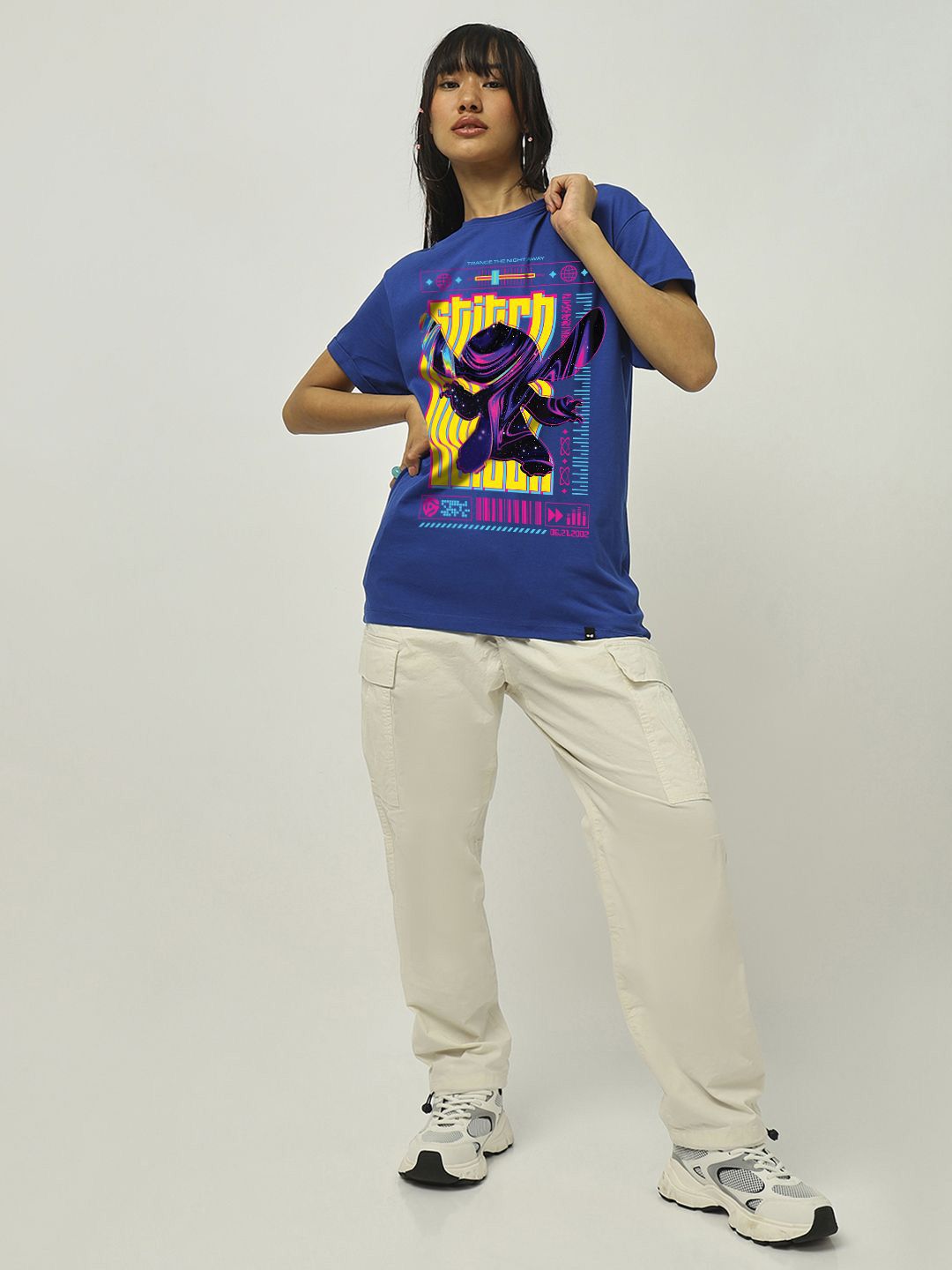 Bewakoof Women Lilo & Stitch T-Shirt