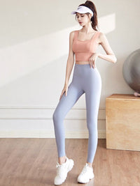 HRX by Hrithik Roshan Square Neck Top With Leggings Co-Ords