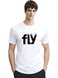 ADRO Men Typography Printed T-shirt