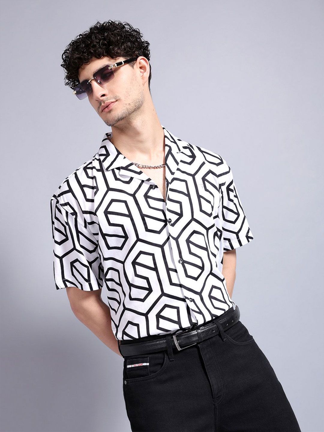 The Indian Garage Co Men Printed Shirt