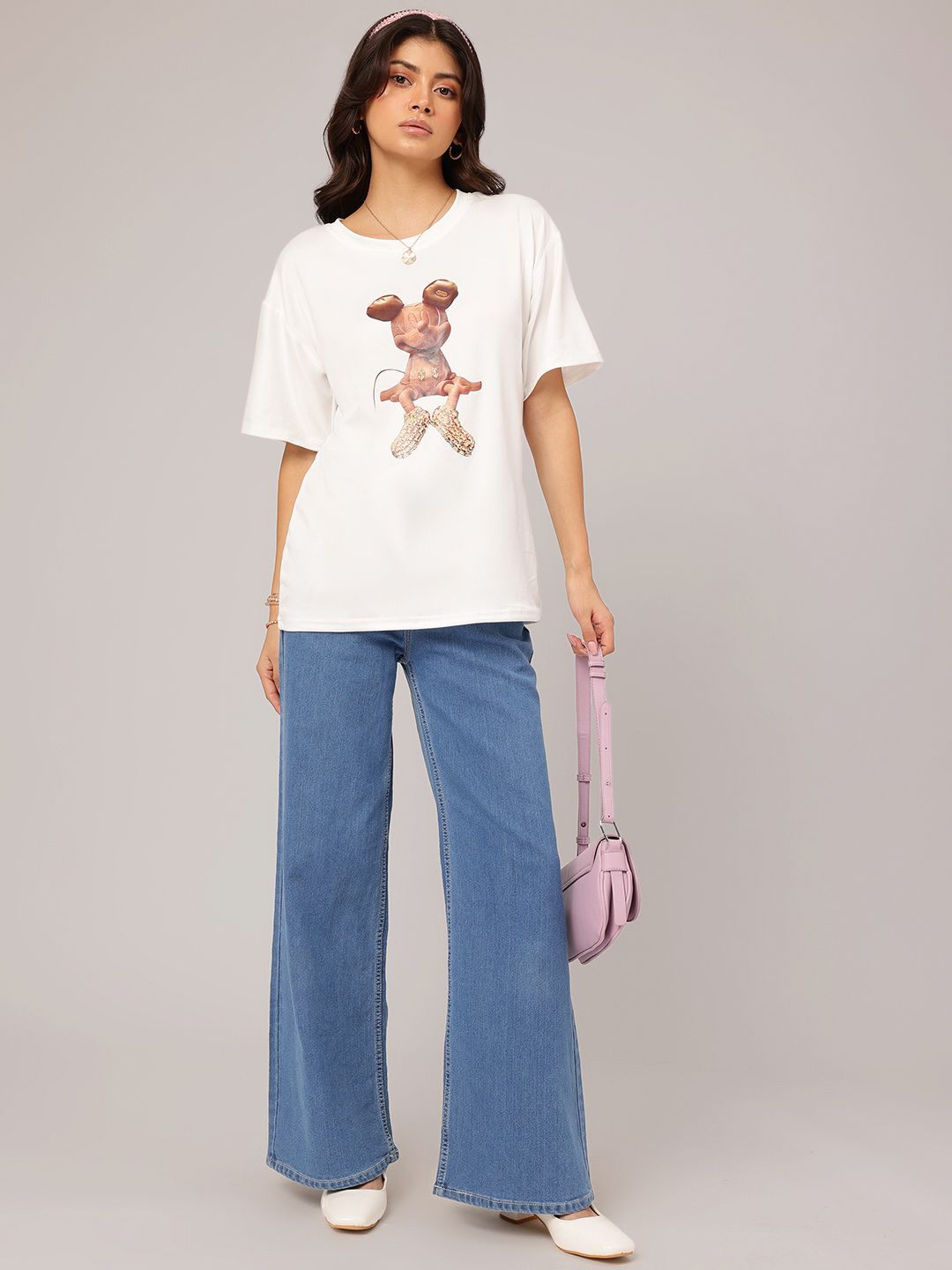 DressBerry Mickey Mania Printed Relaxed T-shirt