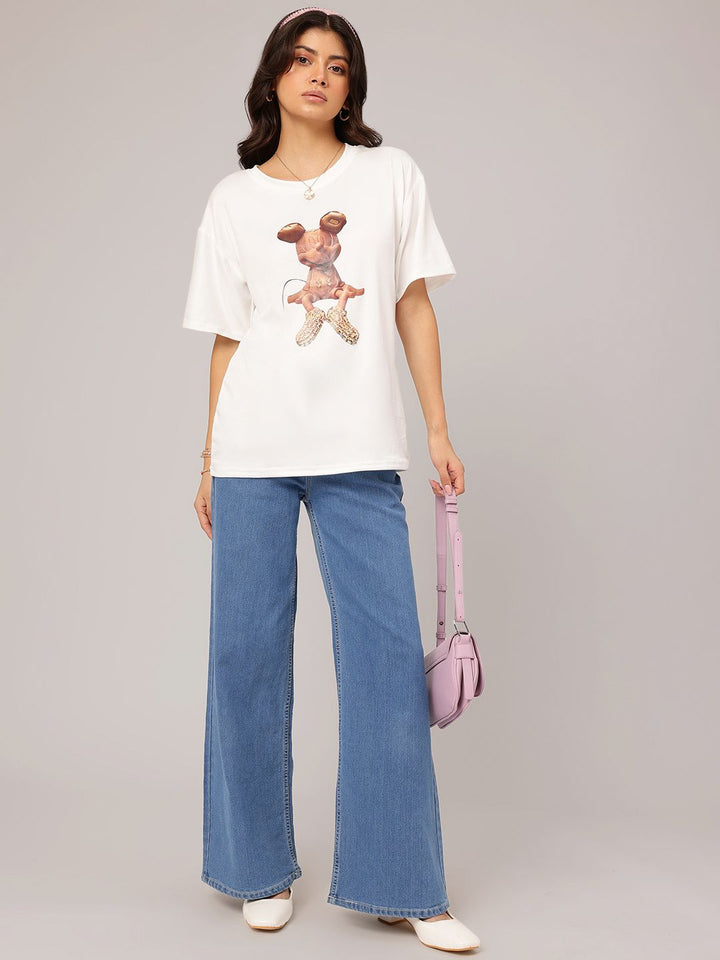 DressBerry Mickey Mania Printed Relaxed T-shirt
