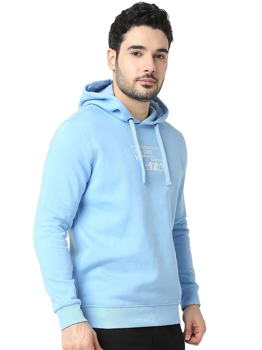 SPYKAR Men Hooded Sweatshirt