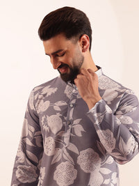 Anouk Men Floral Printed Regular Kurta with Pyjamas