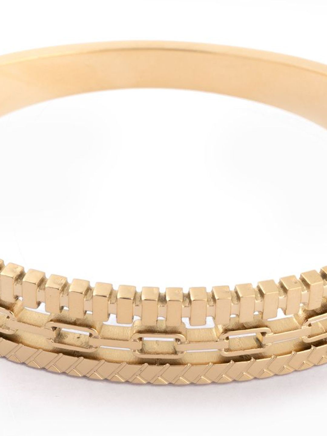 VOGUE PANASH Women Brass Gold-Plated Bangle-Style Bracelet